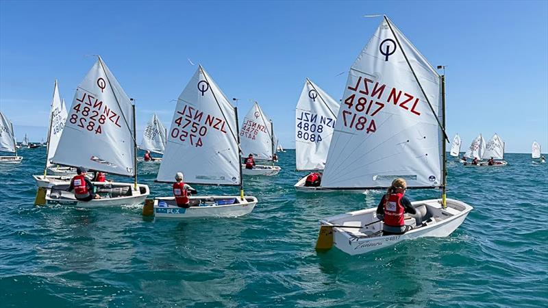 Zofia Wells (GBC) - 2026 Toyota NZ Optimist National Open champion - New Plymouth YC - Day 2 - April 5, 2026 photo copyright Billy Preston taken at New Plymouth Yacht Club and featuring the Optimist class