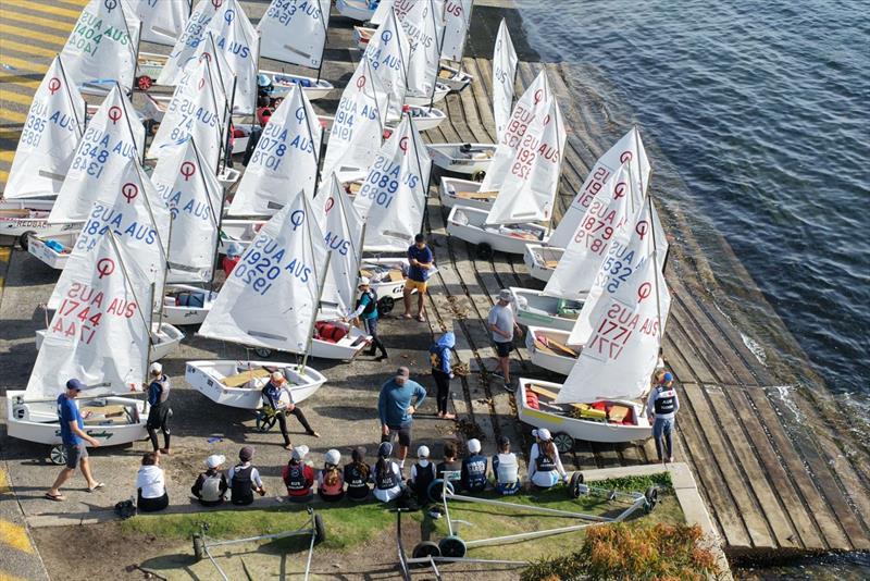 2026 NSW Optimist Interclub Series Round 1 photo copyright mainsheet.in taken at Woollahra Sailing Club and featuring the Optimist class