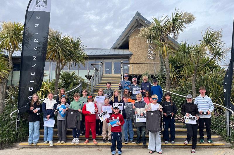 Prize Winners - Magic Marine Optimist open meeting at Hayling Island - photo © Catherine Tyrell