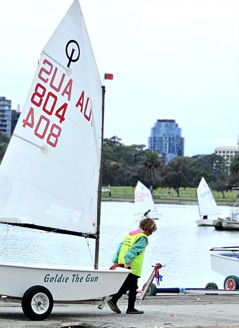 Australia Victorian International Optimist dinghy sailors' post-pandemic battles photo copyright Leah Keh and Organic Garden taken at  and featuring the Optimist class