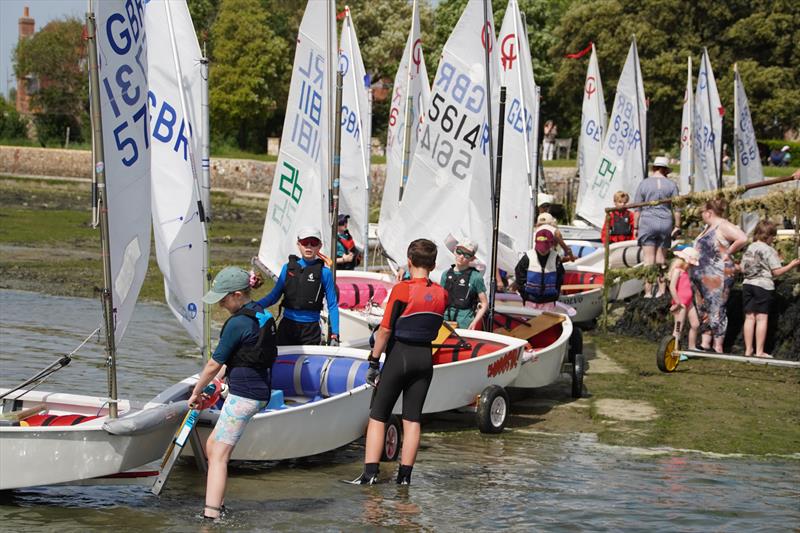 Bosham SC Junior Regatta photo copyright Paddy Mirams taken at Bosham Sailing Club and featuring the Optimist class