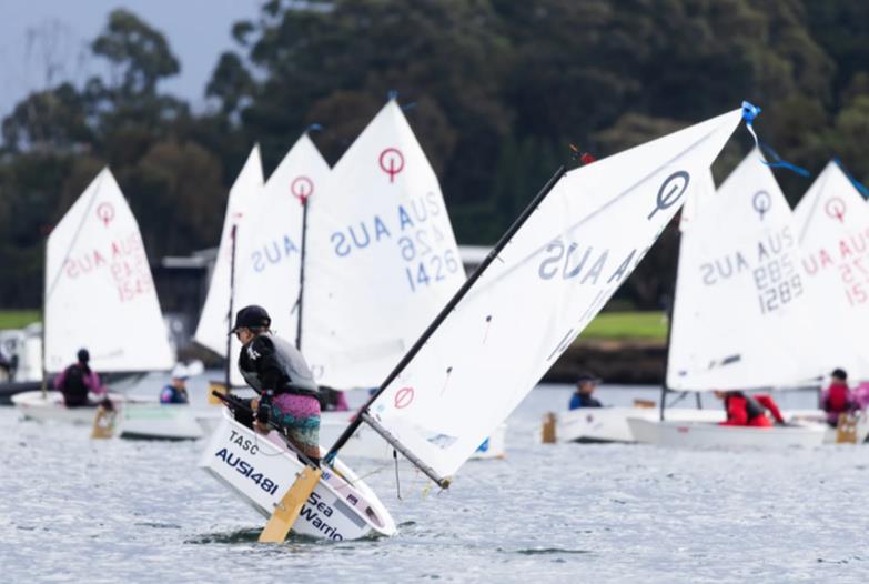 Optimist Winter Interclub Series at Hunters Hill Sailing Club photo copyright Mainsheet.iH taken at Hunters Hill Sailing Club and featuring the Optimist class