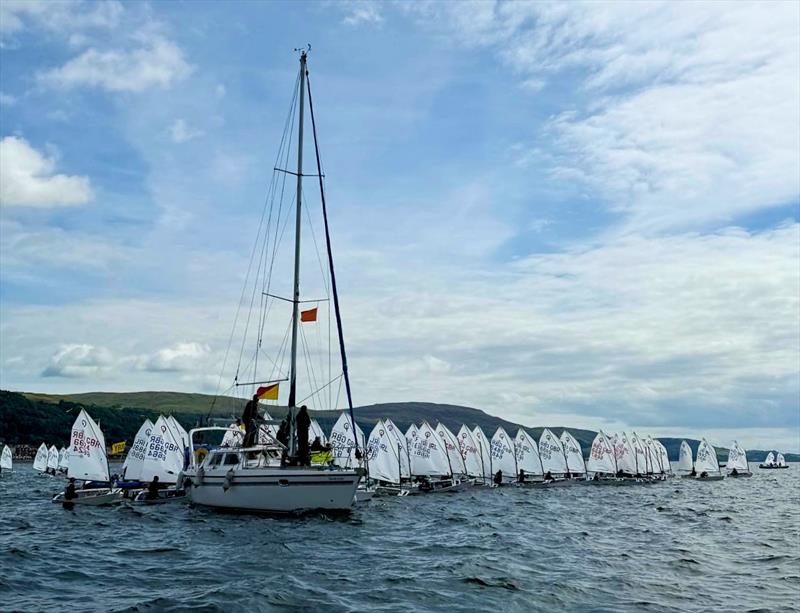 IOCA UK Optimist National Championships at Largs Sailing Club photo copyright oct_films taken at Largs Sailing Club and featuring the Optimist class
