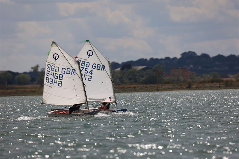 Blackwater SC's cadet week photo copyright Anna Lau taken at Blackwater Sailing Club and featuring the Optimist class