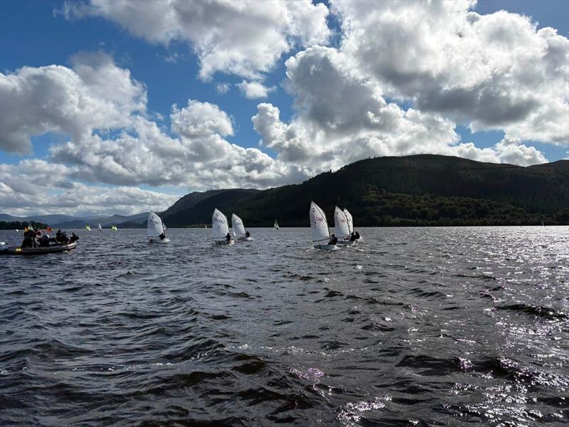 One Design weekend and Opi and Tera Notherns at Bass photo copyright Paul Allen taken at Bassenthwaite Sailing Club and featuring the Optimist class