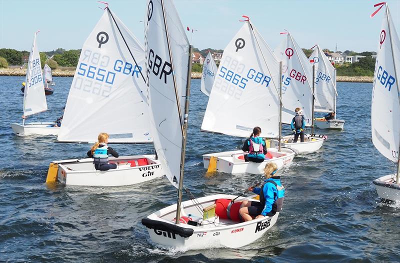 Coached Regatta - Optimist open meeting at Parkstone - photo © Michael Crane