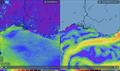 PredictWind's new split-screen feature allowsf or side-by-side comparisons of different models © PredictWind
