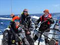 The crew of Santa Cruz 52 Heroic Heart shared this shot from sea. With nearly every boat racing with Starlink aboard, sailors are sharing heavily on social media and submitting photos and videos directly to the Transpac media team