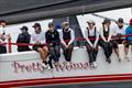 Just the right touch of experience and youth on the rail of Pretty Woman on day 1 of the Pantaenius Pittwater Regatta