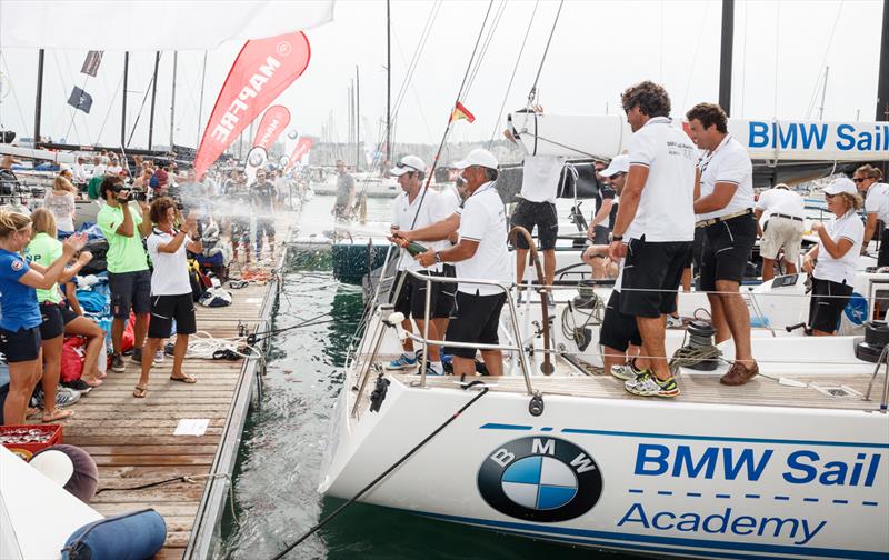 Celebrations at 34th Copa del Rey MAPFRE photo copyright Nico Martinez / www.MartinezStudio.es taken at Real Club Náutico de Palma and featuring the ORC class