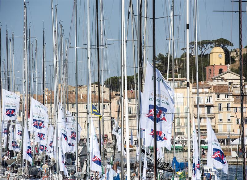 The fleet at dock during the 2017 Giraglia Rolex Cup in Saint-Tropez photo copyright Rolex / Kurt Arrig taken at Société Nautique de Saint-Tropez and featuring the ORC class