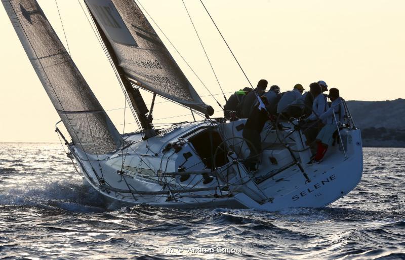 After a long battle, Selene-Alifax managed to vault ahead of Class B rivals in the last leg of the 126-mile long offshore race at the 2019 D-Marin ORC Worlds - photo © Andrea Carloni