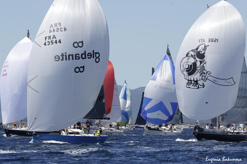 Rolex Giraglia Offshore Race Start photo copyright Eugenia Bakunova / www.mainsail.ru taken at Société Nautique de Saint-Tropez and featuring the ORC class