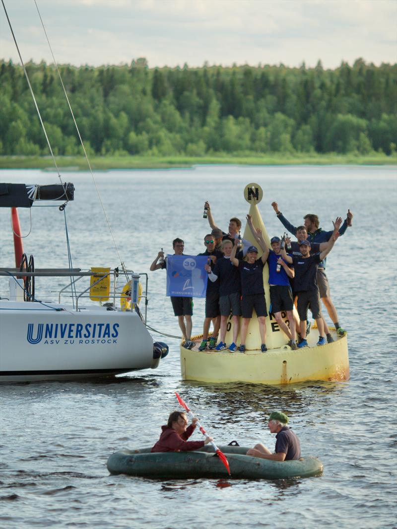 Celebrating at the end of the 5th MidsummerSail photo copyright Sourc MidsummerSail taken at  and featuring the ORC class