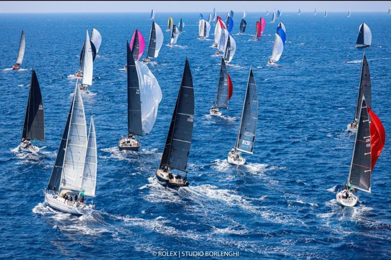 Rolex Giraglia 2021 underway photo copyright ROLEX / Studio Borlenghi taken at Yacht Club Sanremo and featuring the ORC class