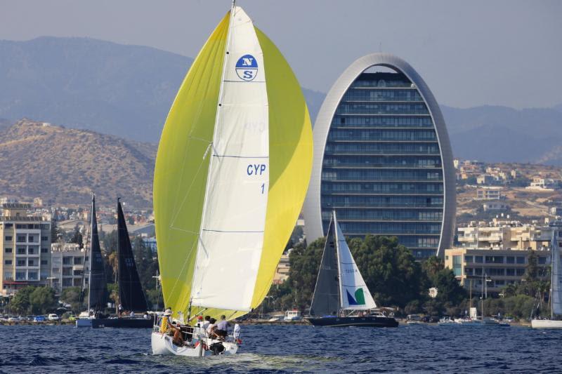 Yury Spiridonov's Alfa is one of 3 Far East 28R sport boats competing in Class C this week - 2018 ORC European Championship - photo © Nikos Pantis