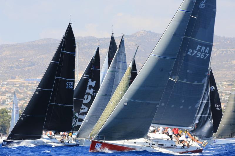 Without Technonicol on today's course, Class AB was a little more free to stretch their legs in the spectacular 17-20 knot conditions of the day photo copyright Nikos Pantis taken at Famagusta Nautical Club and featuring the ORC class