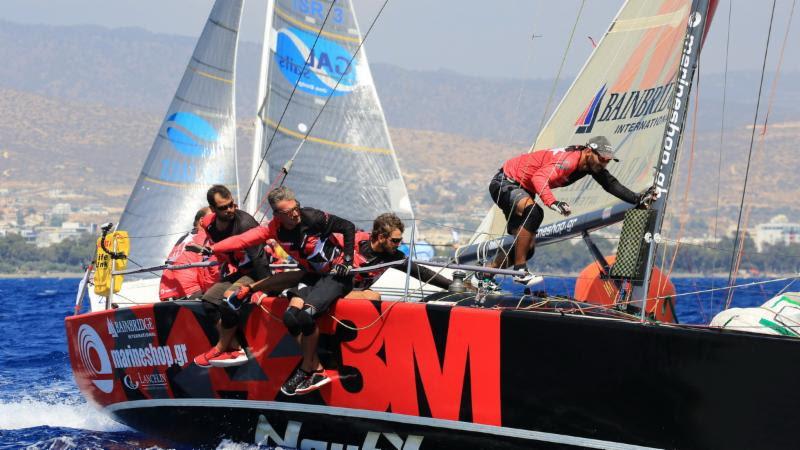 The Tamumm team had to hike hard at the corners, but got around the track well enough to stay ahead by one point to earn Bronze in the overall scores and the top Corinthian prize in Class C photo copyright Nikos Pantis taken at Famagusta Nautical Club and featuring the ORC class