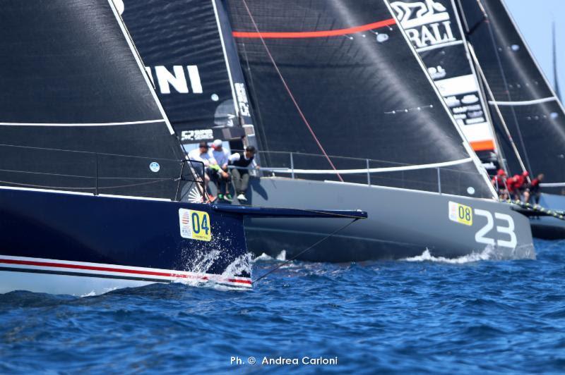 TP 52's on the start line of Class A - 2019 D-Marin ORC Worlds photo copyright Andrea Carloni taken at  and featuring the ORC class