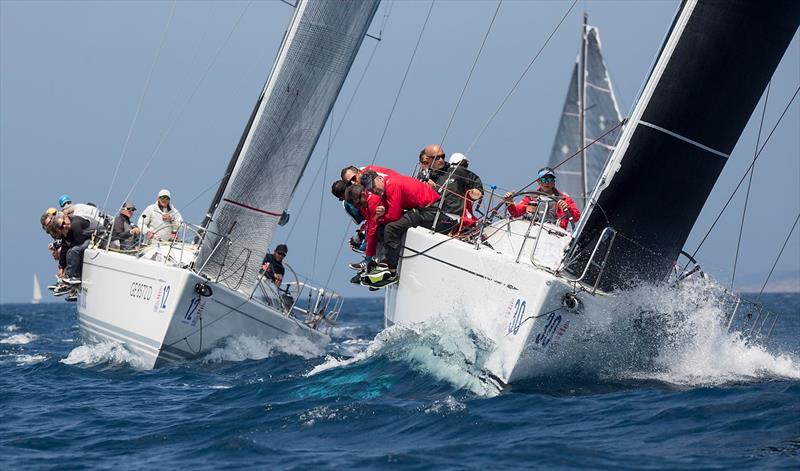 Class B leaders Mela and Selena-Alifax overlapped at the finish of Race 2, separated by only 9 seconds in ORC scroring - 2019 D-Marin ORC World Championship photo copyright JK Val taken at  and featuring the ORC class