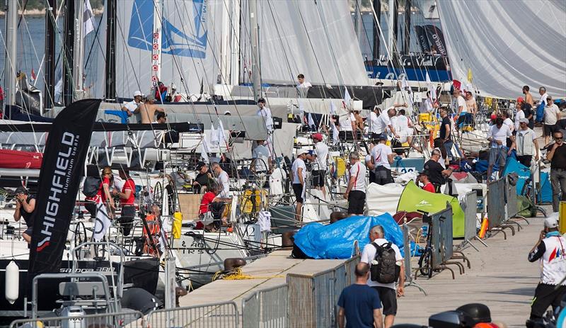 Race ready conditions on the quay in Sibenik - 2019 D-Marin ORC World Championship photo copyright JK Val taken at  and featuring the ORC class