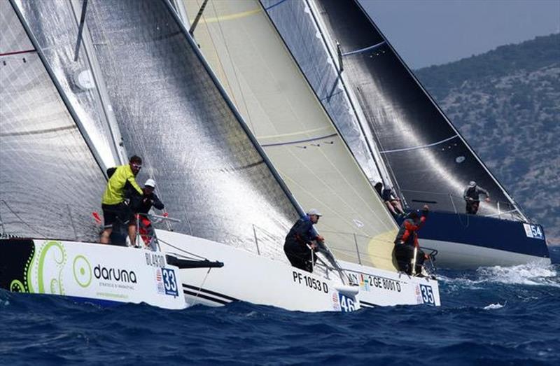 Even with the big breeze, starts were close - 2019 D-Marin ORC World Championship - photo © Andrea Carloni