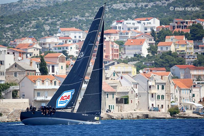 Navigation close to shore upwind gave relief from the current and a good show for spectators - 2019 D-Marin ORC World Championship - photo © Max Ranchi / ORC