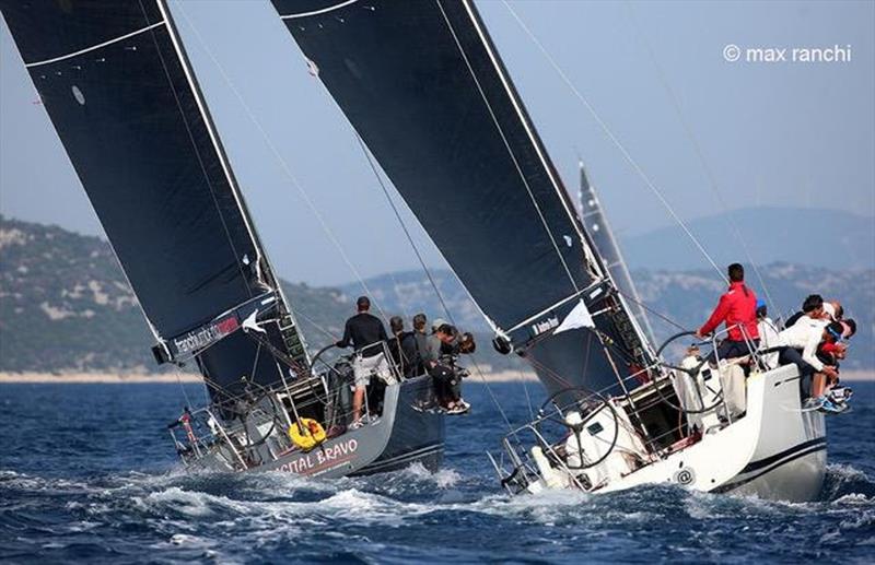 The Swan 42's leading Class B pushed each other hard around the 48-mile race course - 2019 D-Marin ORC World Championship - photo © Max Ranchi