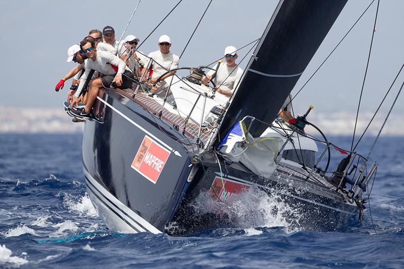 HM King Felipe VI of Spain sailing today on board Aifos 500 - 38 Copa del Rey MAPFRE photo copyright María Muiña / Copa del Rey MAPFRE taken at Real Club Náutico de Palma and featuring the ORC class