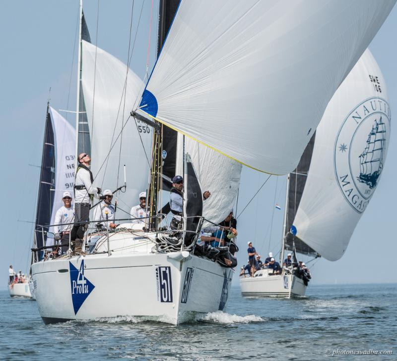 Team Pro4U in Class C action at The Hague Offshore Worlds a year ago - ORC European Championship 2019 photo copyright Sander von der Borch taken at  and featuring the ORC class
