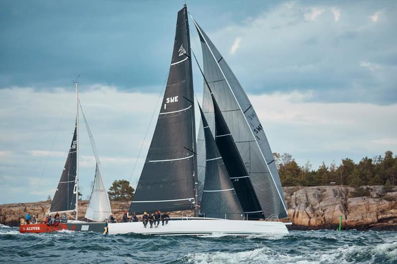 Lady Killer showing the perfect combination of staysails and Headsail set Flying to win the Sprint Race - SSAB ORC European Championship 2019 photo copyright Felix Diemer taken at  and featuring the ORC class