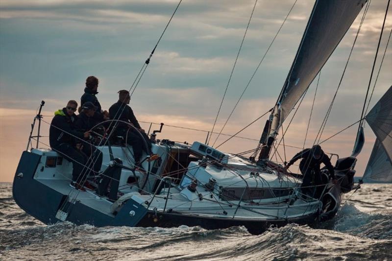 Katariina II flying her A0 on the final reach into the sunset - 2019 SSAB ORC European Championship photo copyright Felix Diemer taken at  and featuring the ORC class