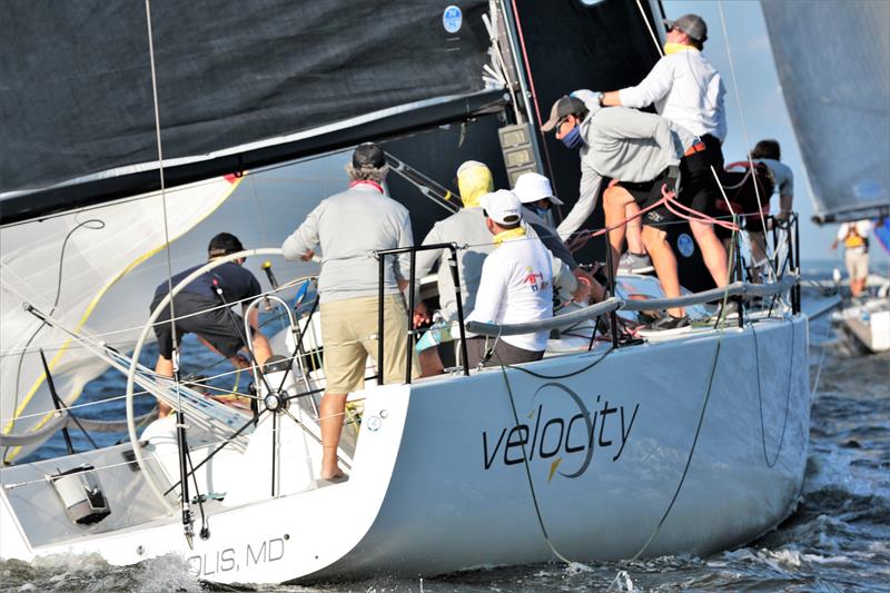 Velocity, Mary Roesch's J/111, was the overall winner of the 2020 Screwpile Lighthouse Challenge photo copyright Will Keyworth taken at  and featuring the ORC class