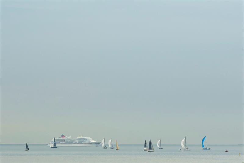 In a light breeze on the Bay of Strande, the athletes in the Kiel Cup completed three races and crowned their best of Kieler Woche 2021 photo copyright Sascha Klahn taken at Kieler Yacht Club and featuring the ORC class