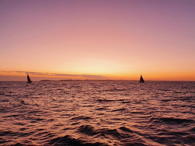 A perfect day and a sunrise start - 2021-22 West Offshore Products Coastal Sprint Series photo copyright Rohan Williams taken at Ocean Racing Club of Victoria and featuring the ORC class