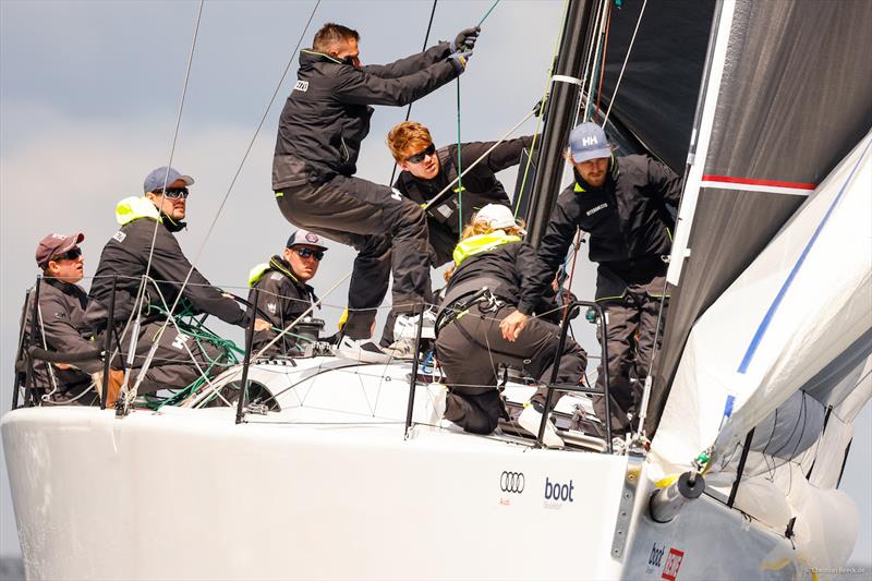 ORC I/II Kiel Cup winners at work: Berlin-based Jens Kuphal's `Intermezzo` crew at Kieler Woche photo copyright ChristianBeeck.de / Kieler Woche  taken at Kieler Yacht Club and featuring the ORC class