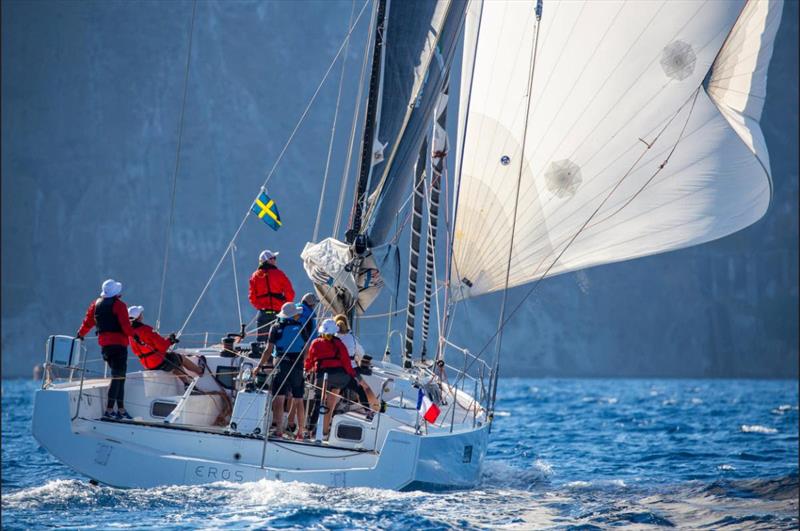 Pogo 50 EROS in the AEGEAN 600 photo copyright Nikos Alevromytis/HORC AEGEAN 600 taken at Hellenic Offshore Racing Club and featuring the ORC class