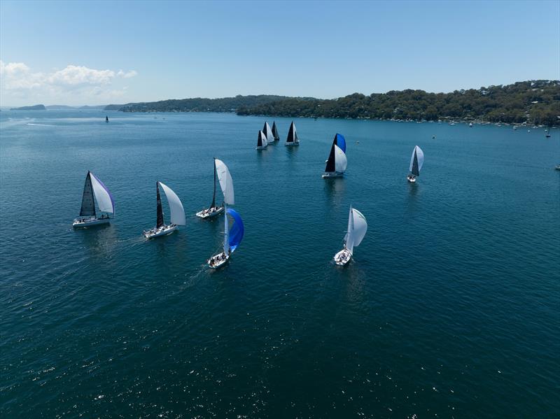 Some of the fleet under spinnaker - ORC NSW Championship, day 1 photo copyright RPAYC Media taken at Royal Prince Alfred Yacht Club and featuring the ORC class