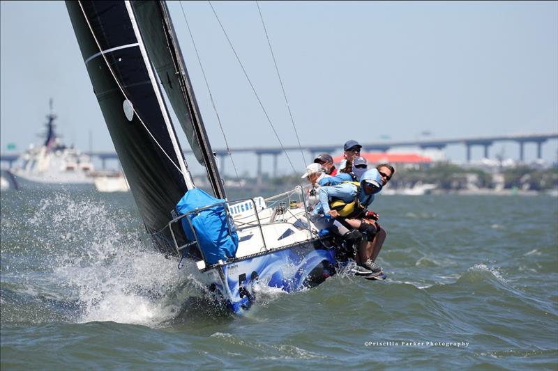 Charleston Race Week 2023 played host to the Hobie 33 National Championship. After nine races, Chris and Deborah Wilusz aboard Hoof Hearted captured the title by a massive 14 point margin - photo © Priscilla Parker / priscillaparker.com