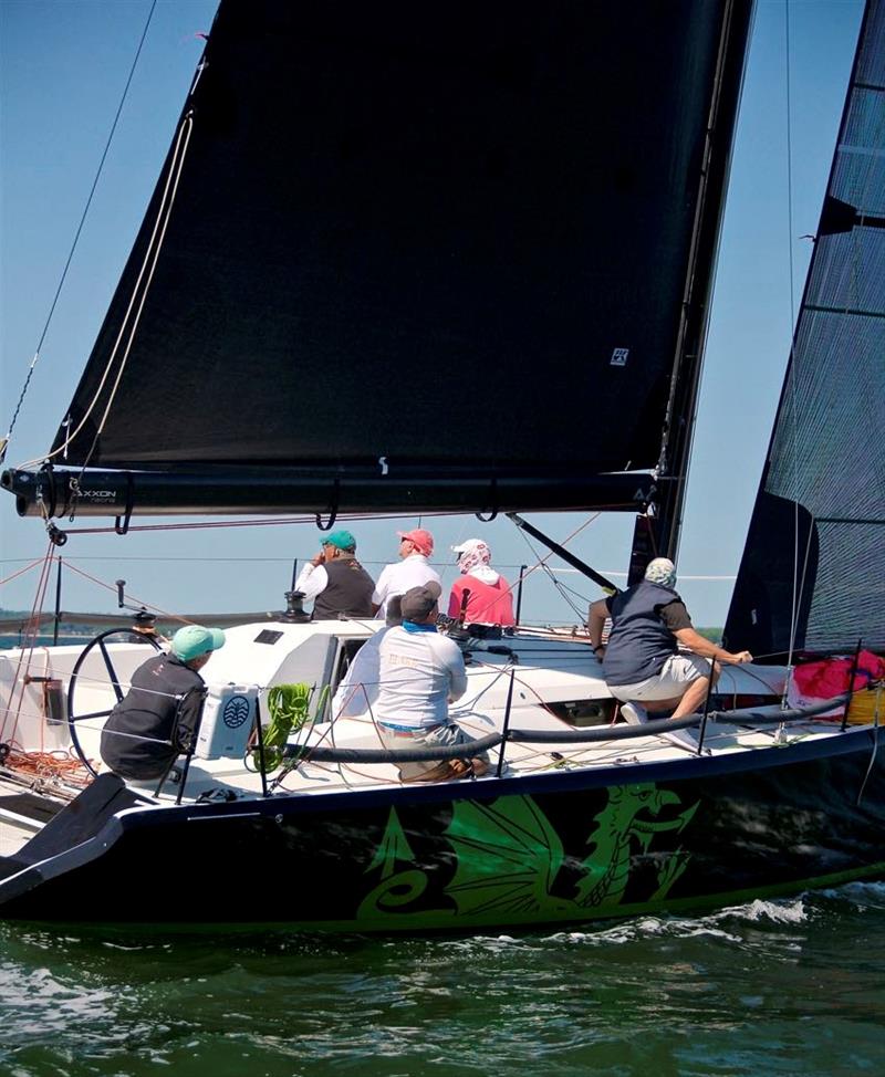 Christopher Dragon XII on the start photo copyright Rick Bannerot, Ontheflyphoto.net taken at Storm Trysail Club and featuring the ORC class