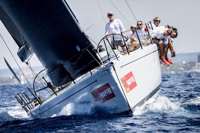 H.M. The King Felipe VI onboard Aifos (Majorica ORC 1) - Day 1 of the 41st Copa del Rey MAPFRE  photo copyright María Muiña / Copa del Rey MAPFRE taken at Real Club Náutico de Palma and featuring the ORC class