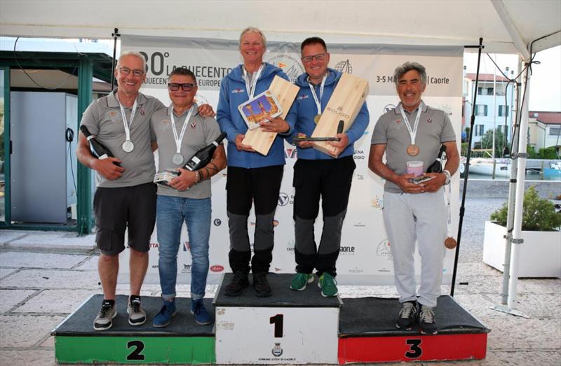 2024 ORC DH European Championship Class C podium - JOY of Vladimir Borstnar and Bojan Gale, BLACK ANGEL of Paolo Striuli and Roberto Scardellato, and MARGOT of Andrea Emili and Thomas Scolà - photo © Andrea Carloni