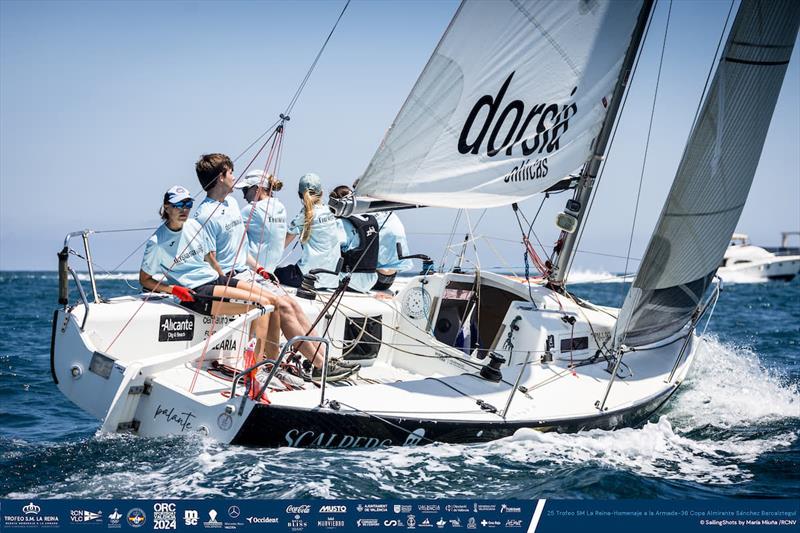Dorsia Sailing (ESP), skippered by Nuria Sánchez Nomdedeu - 2024 ORC Sportboat European Championship photo copyright Maria Muina | RCNV taken at  and featuring the ORC class