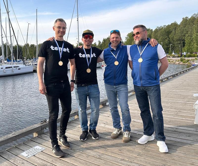 TENET team by Perttu Monthan and Mikko Karppinen, and team GOODIO by Turo Nummi and Kim Jääskeläinen - Finnish Double-Handed Champions 2025 - photo © Noora Westerlund