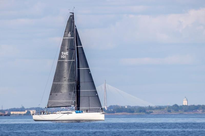 JOLENE (SWE) – A water-ballasted J121 sailed by Fredrik Rydin and Johan Tuvstedt - Long Offshore Race - 2025 Garmin ORC Double-Handed European Championship - photo © Pepe Korteniemi