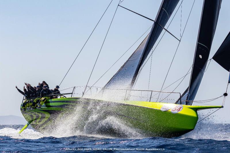 2025 AEGEAN 600 photo copyright Nikos Alevromytis taken at Hellenic Offshore Racing Club and featuring the ORC class