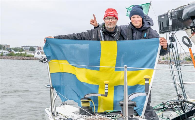 Garmin Team Pro4u (First 36.7 mod.), sailed by Patrik and Emil Forsgren - Long Offshore Race Winner Class C - Garmin ORC DH European Championship Helsinki 2025 photo copyright Pepe Korteniemi taken at Helsingfors Segelklubb and featuring the ORC class