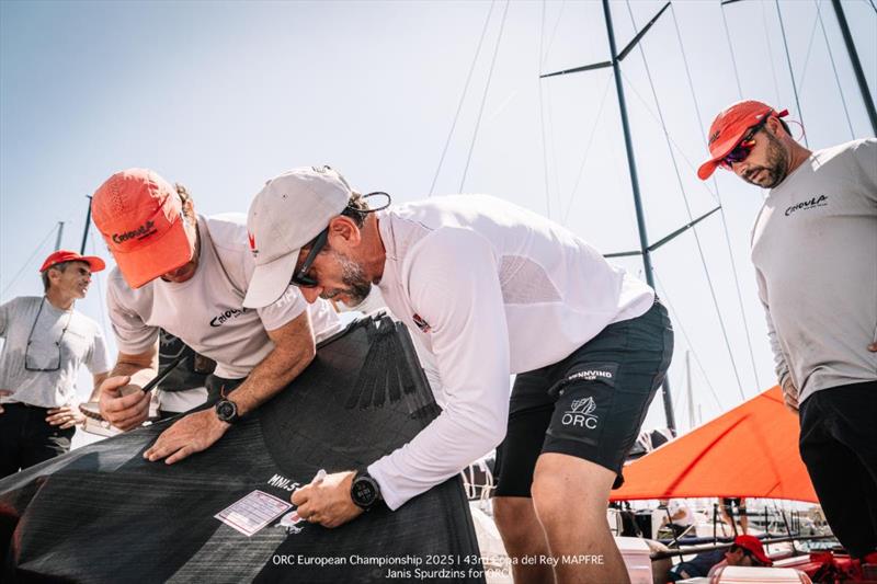 Sails Inspection - ORC European Championship 2025 | Cope del Rey MAPFRE - photo © Janis Spurdzins for ORC