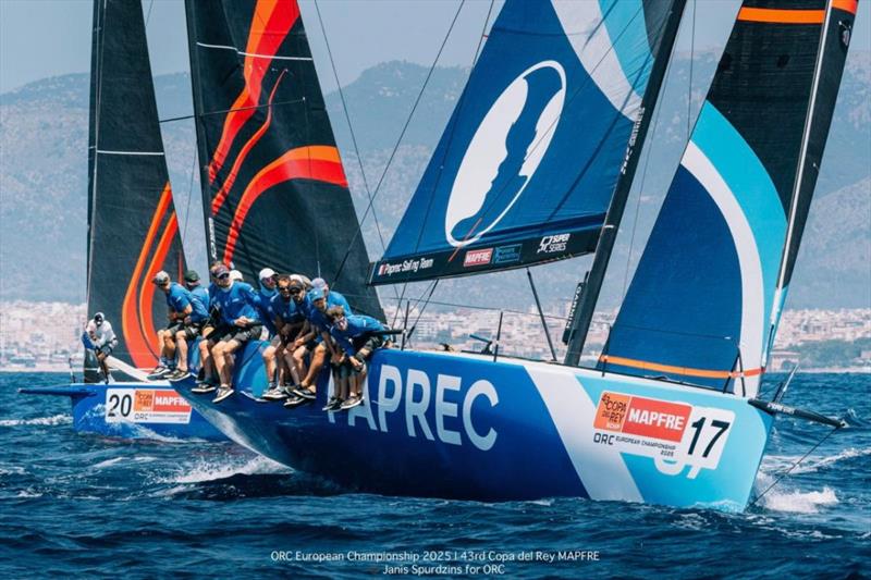 PAPREC, the TP52 owned and skippered by Stephane Neve (FRA) - ABANCA ORC 0 - ORC European Championship 2025 | Copa del Rey MAPFRE photo copyright Janis Spurdzins for ORC taken at Real Club Náutico de Palma and featuring the ORC class