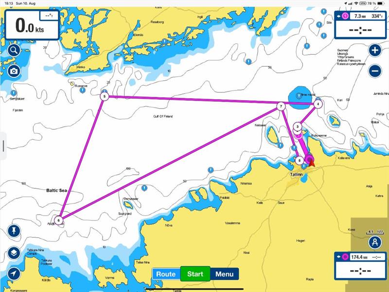 Class A course 211 miles - 2025 Garmin ORC World Championship - photo © Offshore Racing Congress